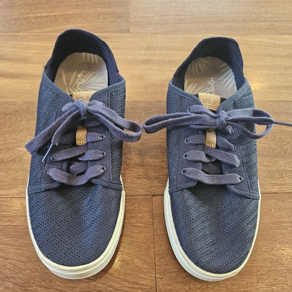 OluKai Sneakers Pehuea Li Trench Dark Blue 20379 DEDE Women’s Size 8 Shoes - Picture 1 of 8